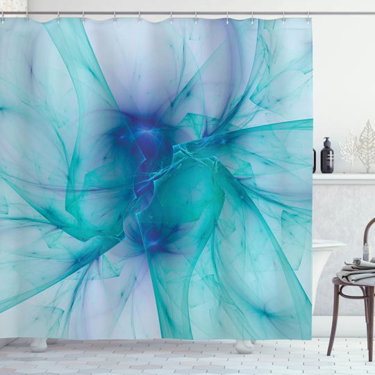 Arjean Polyester Shower Curtain Set