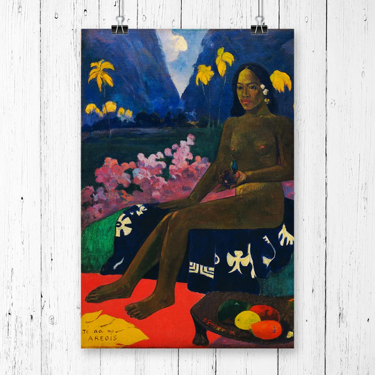 'Seated Woman' by Paul Gauguin Printing Print