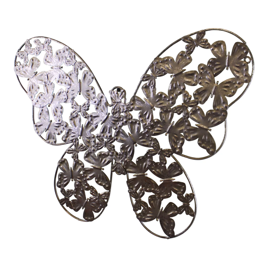 Large Metal Butterfly Design Wall Décor