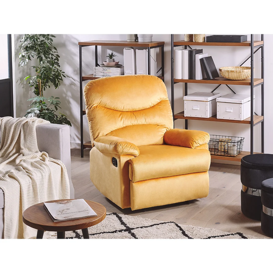 Uppsala Velvet Manual Glider Recliner