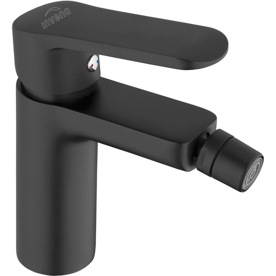 Invena - Bathroom Bidet Standing Faucet Mixer Single Lever Tap Black Powder Coated Brass