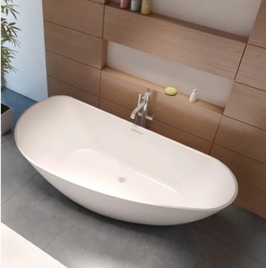 Island Bathtub In Solid Surface RIHO GRANADA 170X80 Cm