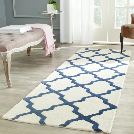 Darbonne Hand-Tufted Ivory Area Rug