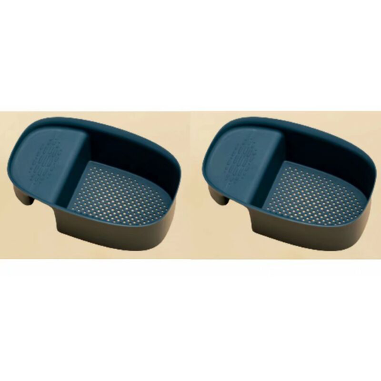 Kitchen Drain Cart Supplies, Kitchenware, Kitchen Accessories, Kitchen Drain Help (2 Calm Blue)
