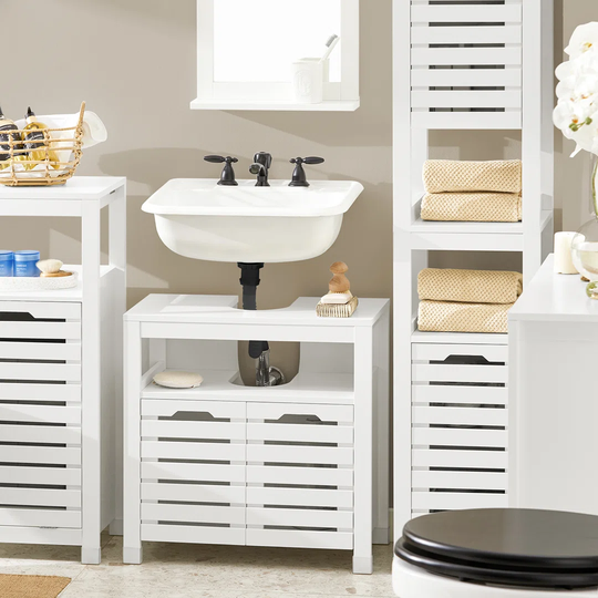 Claraville 60Cm W x 60Cm H x 30Cm D Free-Standing Under Sink Cabinet