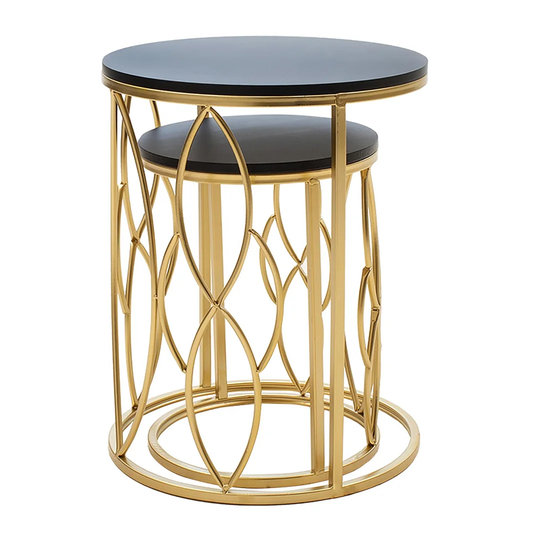 Marlee Metal 2 Piece Nest of Tables