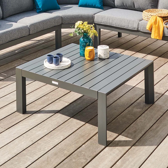 Phenomenon Table Basse Carrée De Jardin Évasion Graphite