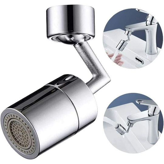 Adjustable Faucet Aerator, 720 Degree Faucet Aerator, Water Saving Faucet Aerator, Water Saving Kitchen Faucet Head, Universal Splash Filter Faucet.