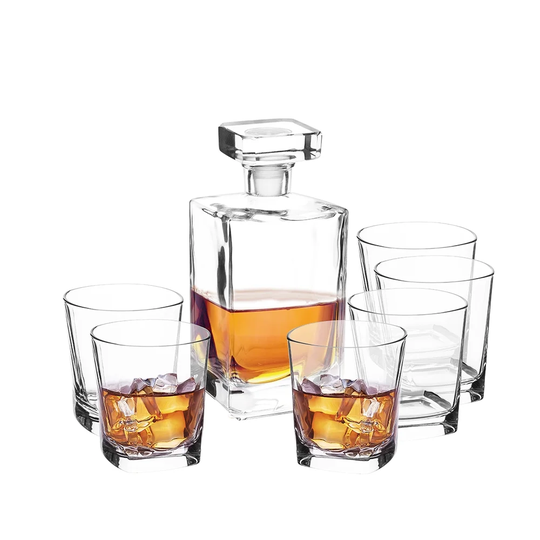 Mccurley 7 Piece Beverage Server Decanter Set