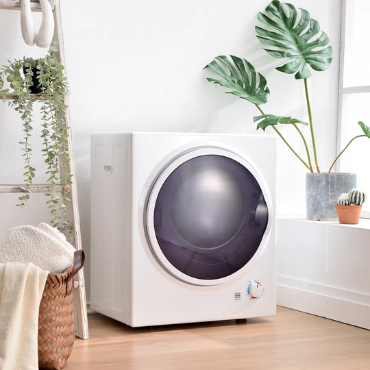 Mini Tumble Dryer, 2.5 Kg, Can Be Wall-Mounted, Simple Operation, 200 Minutes Timer, Dual Filters, PTC Ceramic Heating, Stainless Steel Drum, Overheat