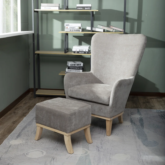 Vasques Armchair and Footstool