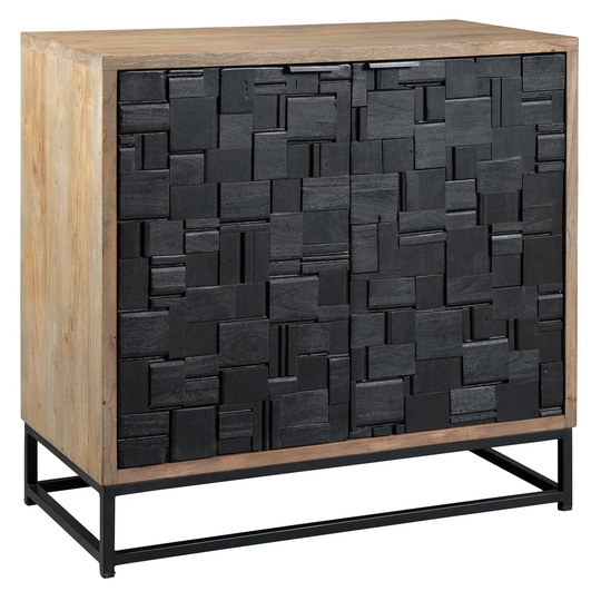 Jahseir Solid Wood 2 - Door Cabinet