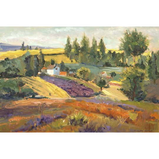 Vineyard Tapestry II - Wrapped Canvas Art Prints
