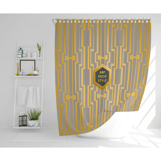 Kanisha Polyester Shower Curtain Set