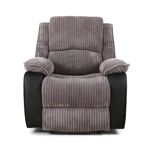 Grai Faux Leather Manual No Motion Recliner