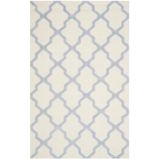 Darbonne Hand-Tufted Wool Ivory/Grey Rug