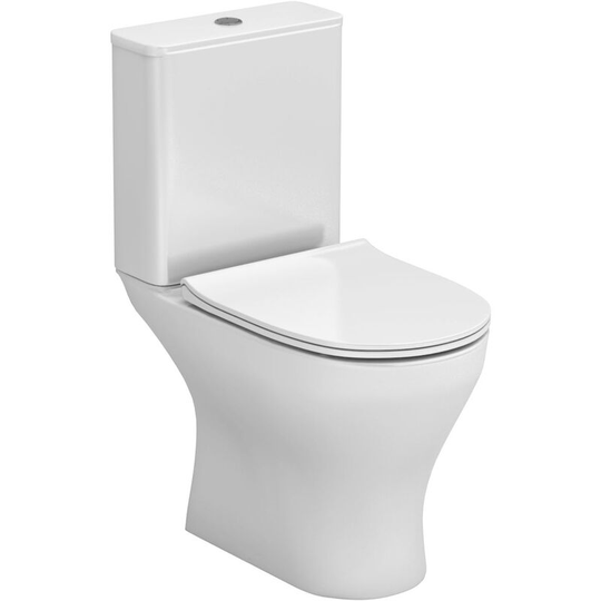 Jubilee Short Projection Close Coupled Toilet with Soft Close Toilet Seat