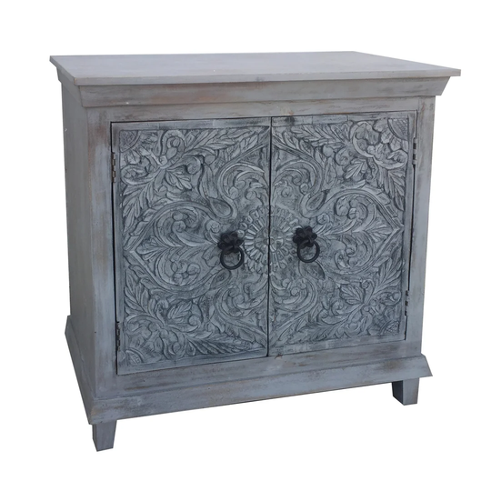 Arminta 2 Door Cabinet Carving Range Sideboard