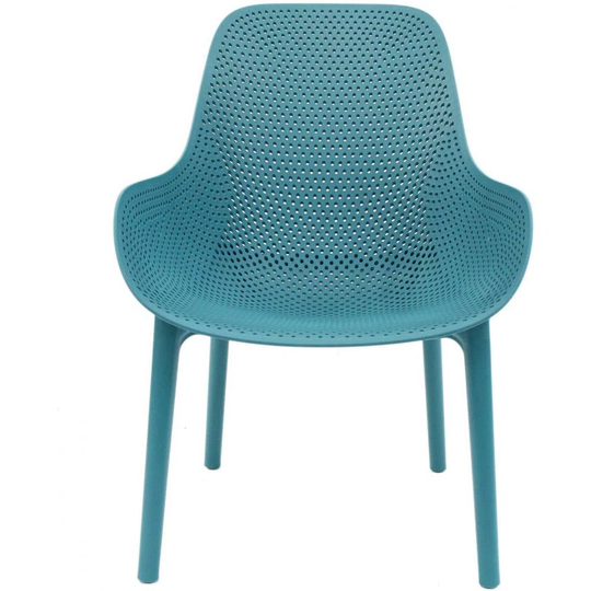 Polypropylene Garden Armchair Malibu Gray