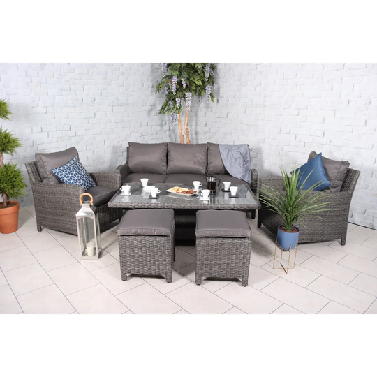 Ethan 7 Seater Rattan Sofa Set
