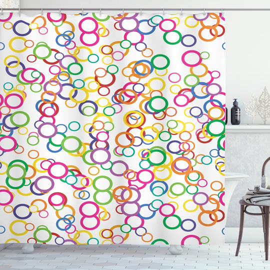 Betties 13 Piece Polyester Shower Curtain Set