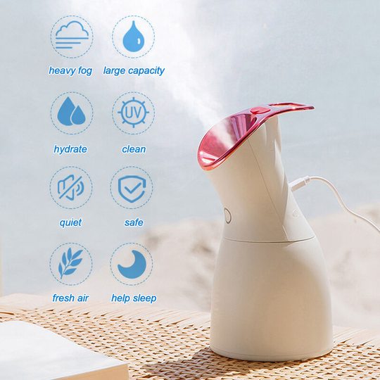 Nano Facial Mister,Cool Mist Facial Steamer Mist Sprayer, USB Rechargeable Nano Mister