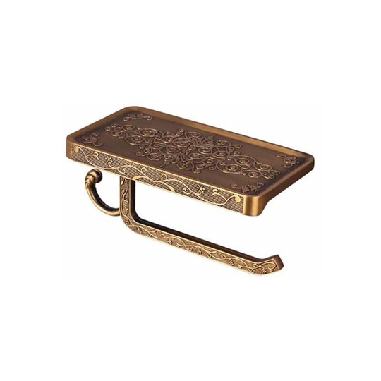 BetterLife Hygienic Paper Holder Aluminum Espace Antique Cell Phone Roller Paper Holder Storage Bracket for European-style tissue box