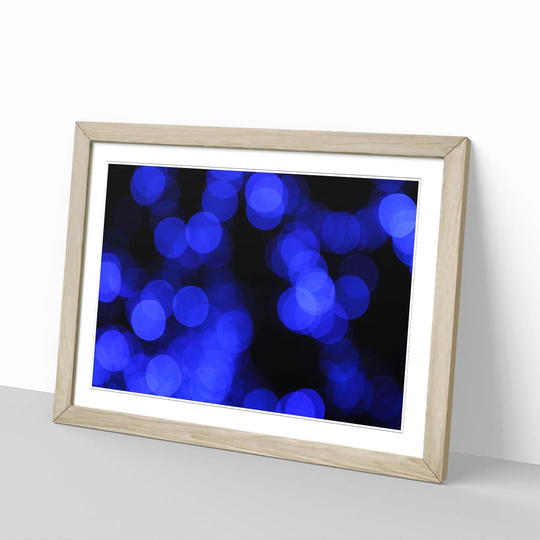 'Blue Abstract 24' Framed Graphic Art