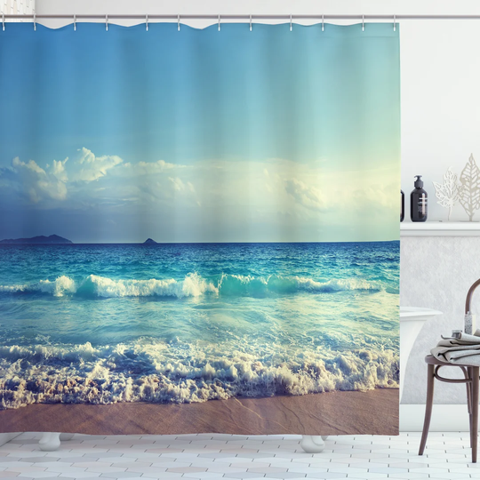 Bethyl 13 Piece Polyester Shower Curtain Set