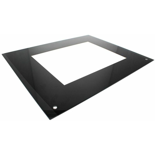 Oven Door Glass An + Brackets Main Ind 2 for Indesit Cookers and Ovens
