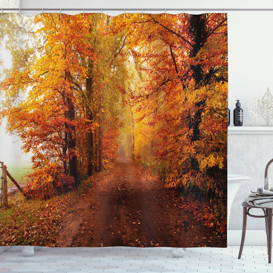 Bearnard Polyester Shower Curtain Set