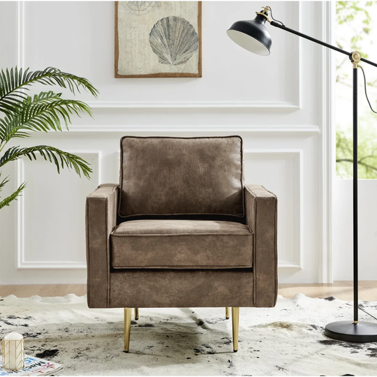 Abarne Leather Club Chair
