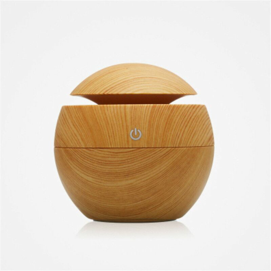 Soekavia - Ultrasonic Humidifier Essential Oil Diffuser 130ml co.ukesh Mist Air Purifier Mini Portable Quiet Aroma Humidifier Night Light with 6