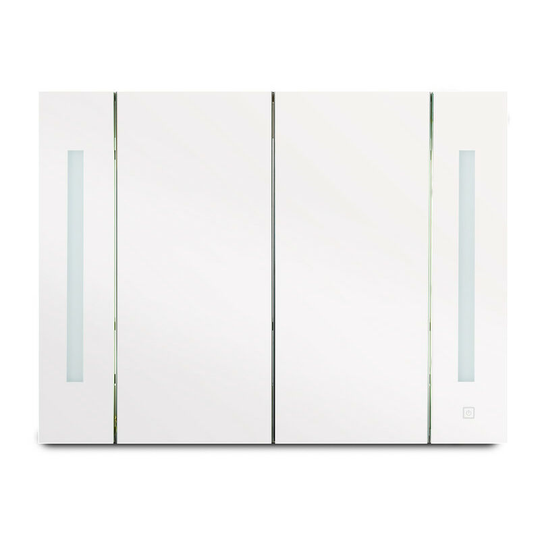 Clipop - Bathroom led Mirror Cabinet, 80 x 60 x 15cm Wall Mounted Storage Cabinet, Wall Cabinet for Bathroom