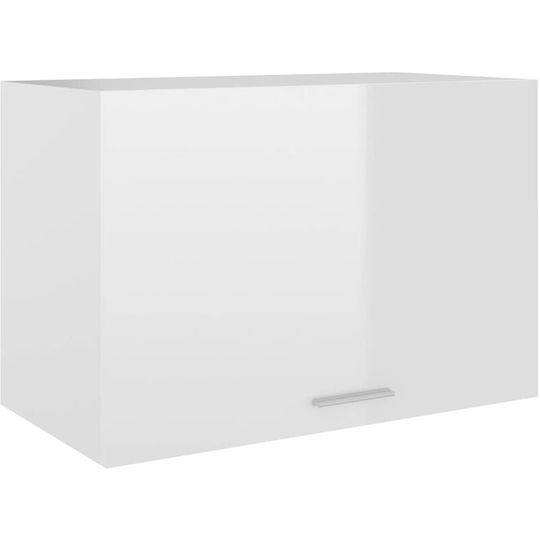 Hanging Cabinet High Gloss White 60x31x40 cm Chipboard
