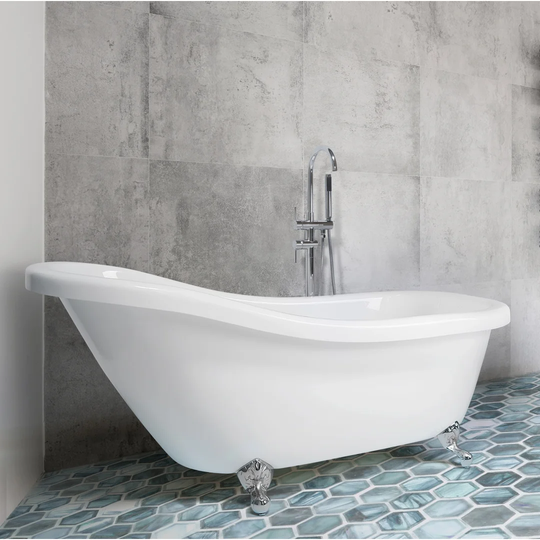 1700 mm x 800 mm Freestanding Slipper Bathtub
