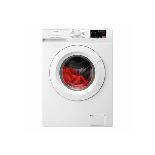 L6WEJ841N 8kg/4kg 1600 Spin Freestanding Washer Dryer - White - AEG
