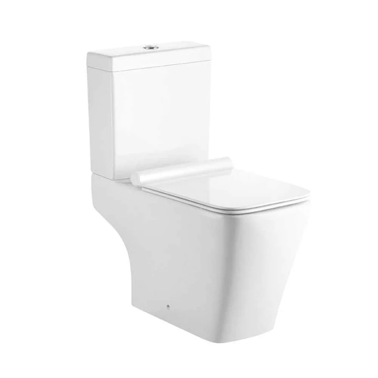 Chiesa Close Coupled Toilet with Button Flush and Soft Close Seat
