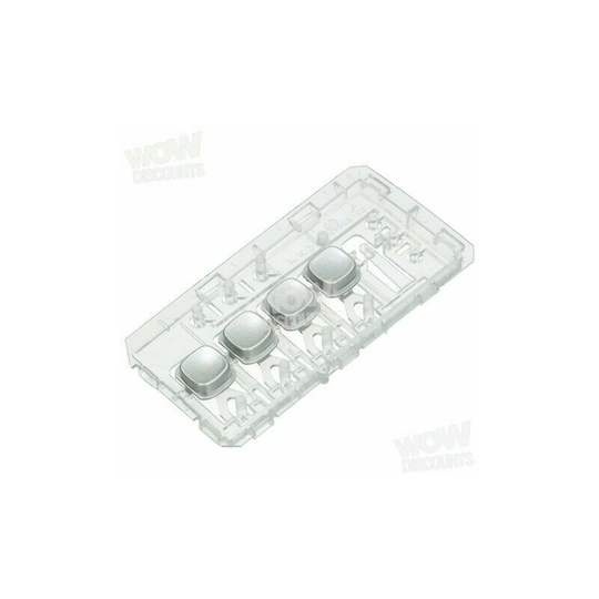 Beko Button Panel - Light Guide Silver 2867700800