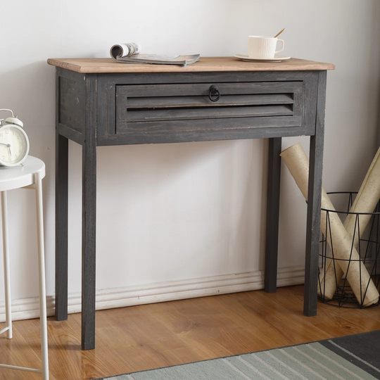75Cm Solid Wood Console Table