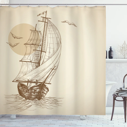 Bentsy Polyester Shower Curtain Set