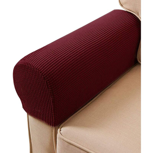 LITZEE Armrest Chair Covers, Stretch Armchair Couch Arm Rest Cover Anti-Slip Spandex Polyester Sofa Chair Arm Caps Slipcovers for Furniture