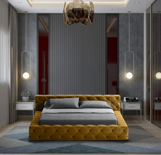 Janiya Upholstered Bed Frame