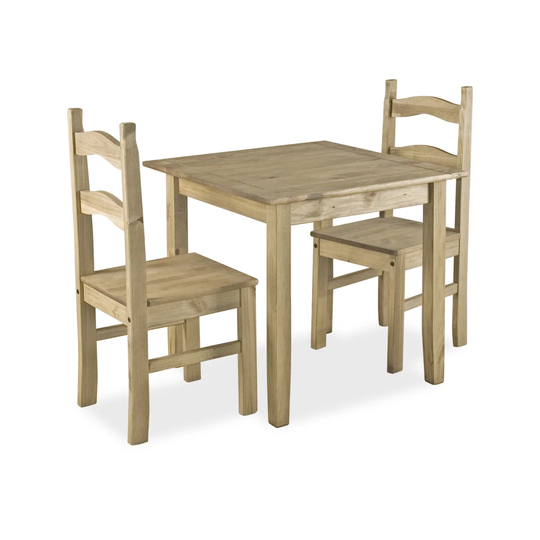 Heathcote Dining Set with 2 Chairs