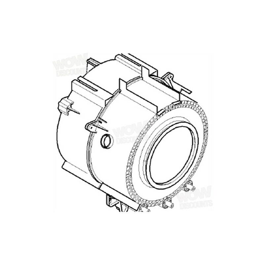 Bosch Washing Machine Drum Tub. Genuine Part Number 244511 - 0