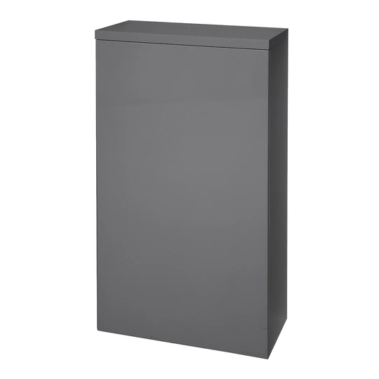 Purity 50.5cm W x 83cm H x 25cm D Back to Wall Toilet Unit