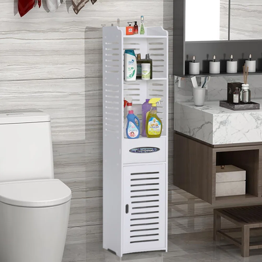 Holmger 25Cm W x 120Cm H x 27Cm D Tall Bathroom Cabinet