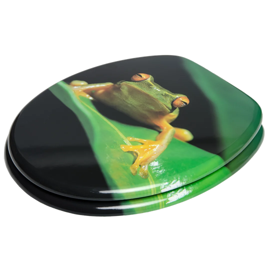 Frog Elongated Toilet Seat