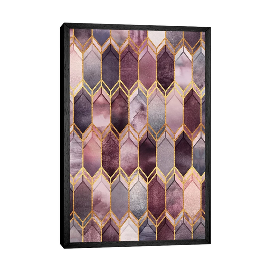 Dreamy Stained Glass by Elisabeth Fredriksson - Graphic Art Print on Canvas