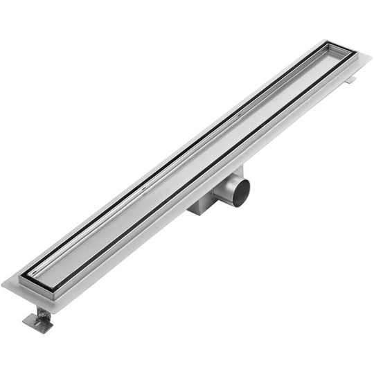 Tile Insert Stainless Steel Shower Drain - 800mm Channel - Milano